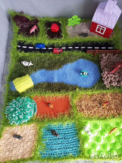 Тактильный логопедический коврик 