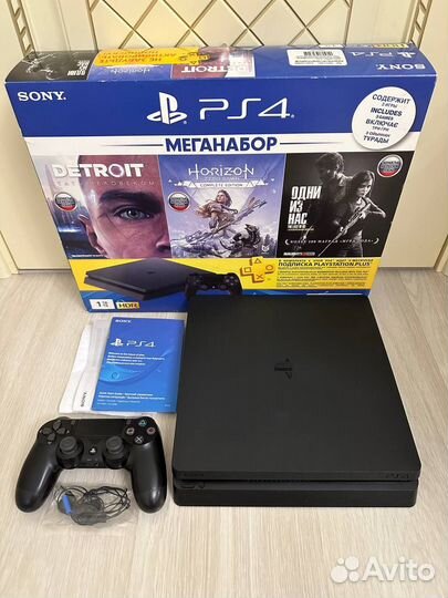 Sony PlayStation 4 Slim 1tb, cuh-2208b