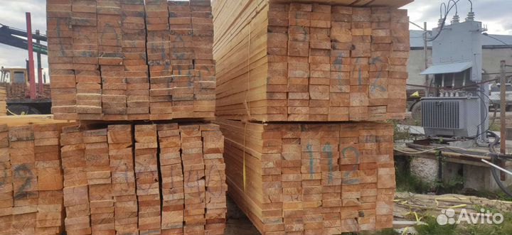 Доска обрезная сосна