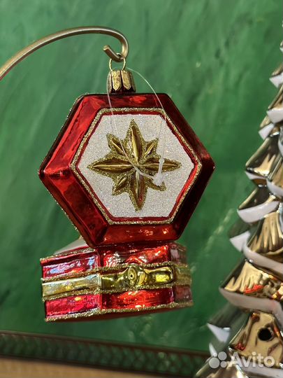 Елочные игрушки стекло польша, Huras, Silverado