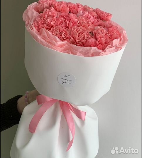 Букет из стойких диантусов