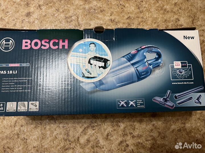 Пылесос Bosch PAS 18 Li