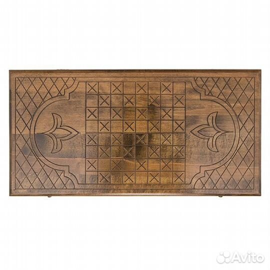 Нарды и шашки резные Священный круг 62 х 64 см бук Армения 62577