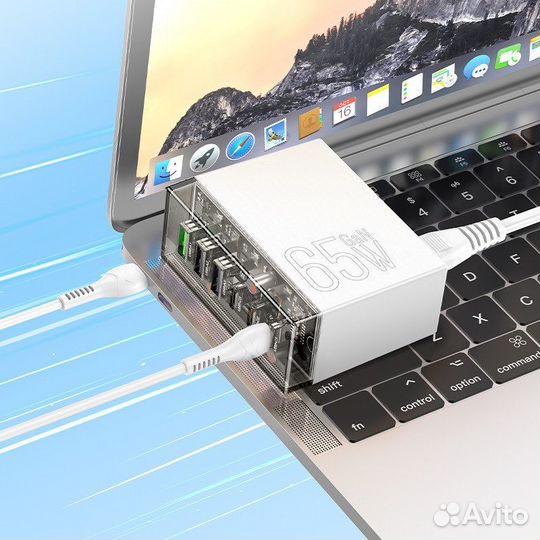 Сетевое зарядное устройство hoco N36 3USB+3Type-C