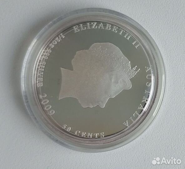 Монета australian sea life the reef