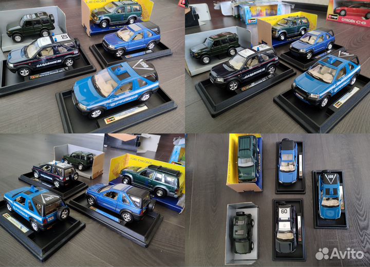 Модели автомобилей Bburago, Motormax, New Ray