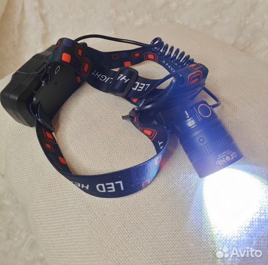 Мощный налобный фонарь