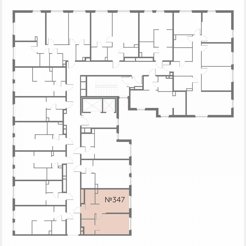 1-к. апартаменты, 39,7 м², 8/17 эт.