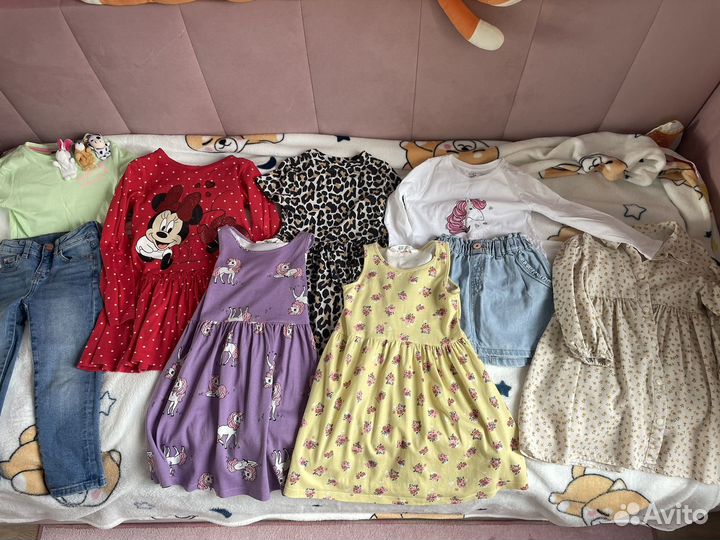 Вещи пакетом на девочку 104-110
