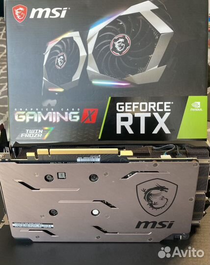 Видеокарта rtx 2060 super msi gaming X 8gb