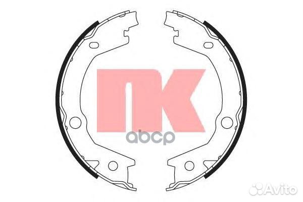 2734745 Колодки ст.тормоза hyundai santa FE 01