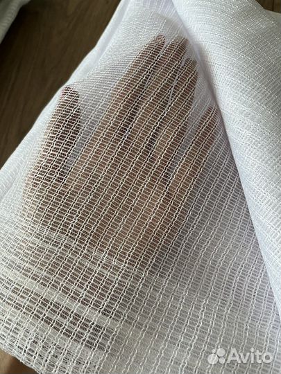 Тюль новый готовый 3 метра