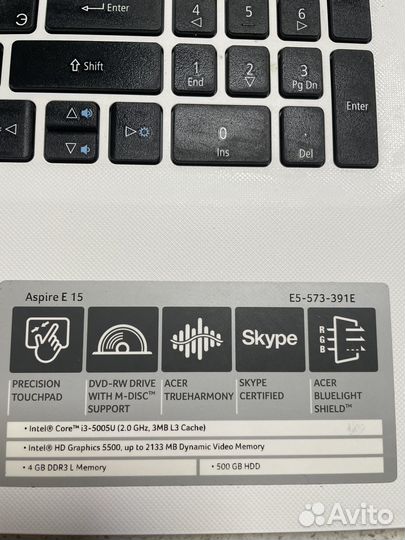 Acer aspire E5-573-391E