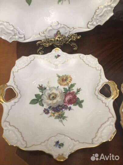 Поднос, блюдо, квадрат с ручками Кайзер, Алка