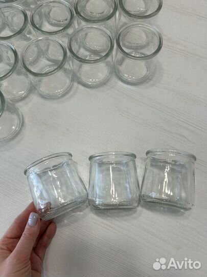 Стеклянные баночки коломенское для свечей/декора