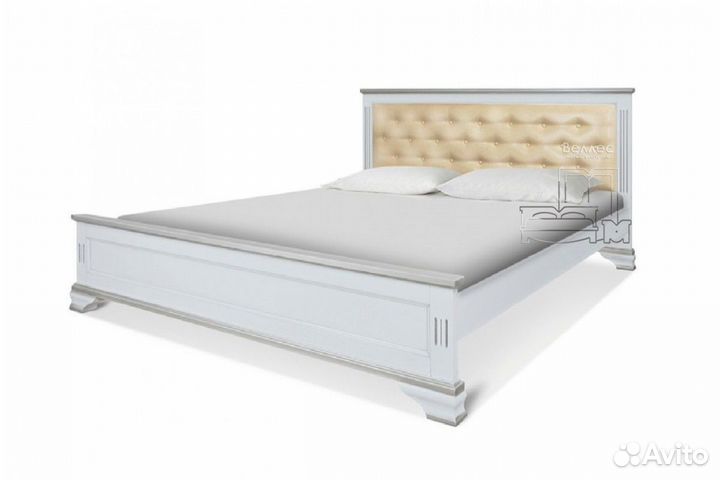 Кровать из массива с мягкой спинкой производитель