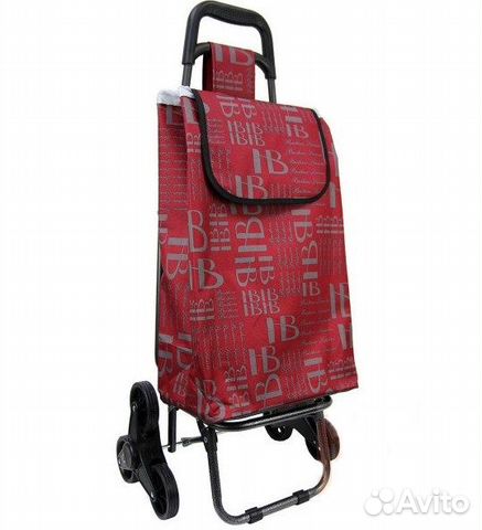 Сумка-тележка со стулом 6 колес
