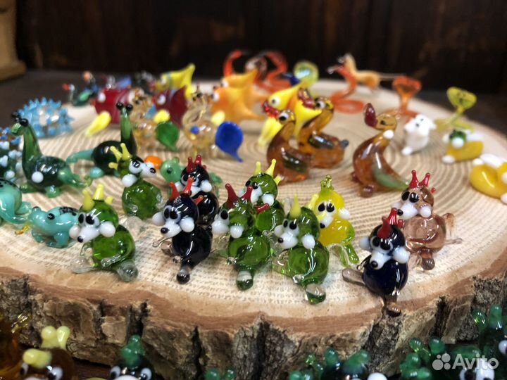 Дракон из стекла (1-3см)