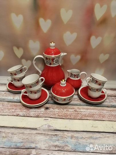 Кофейный сервиз гдр Freiberger