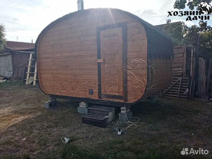 Баня бочка под ключ от производителя