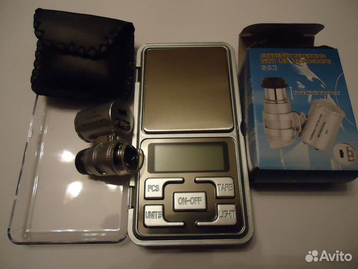Наборы для винила: микроскоп+весы+щётки разные