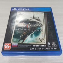 Диск на ps4 batman return to Arkham