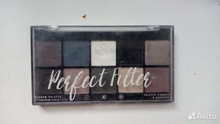 Тени для век nyx