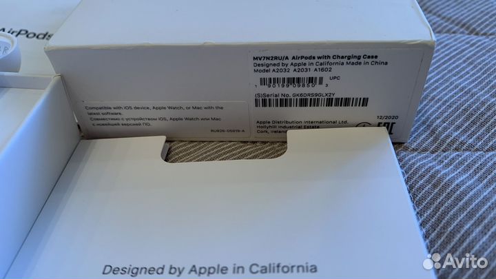 Наушники apple airpods (2-поколения)