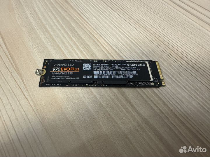 Ssd m.2 samsung 970evo plus 500 gb