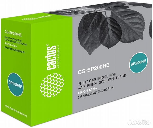 Картридж Cactus CS-SP200HE (914188) 1444736