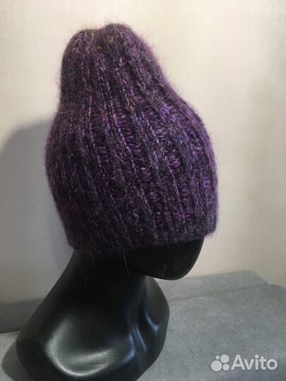 Шапка вязаная ручная работа