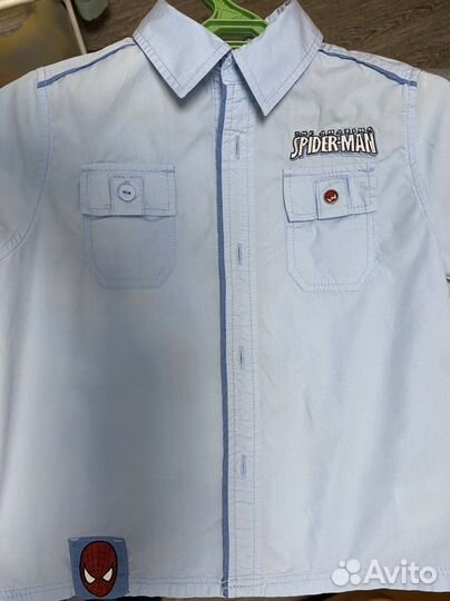 Рубашка для мальчика человек-паук
