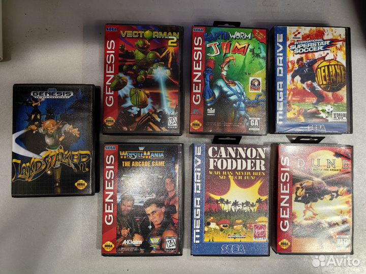 Картриджи для Sega Mega drive и Genesis