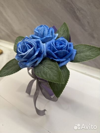 Букет из мыльных роз