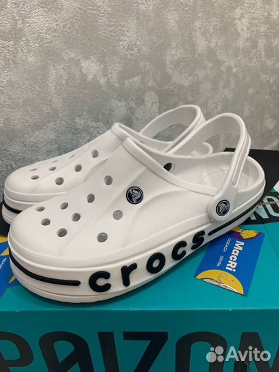 Crocs сабо мужские белые