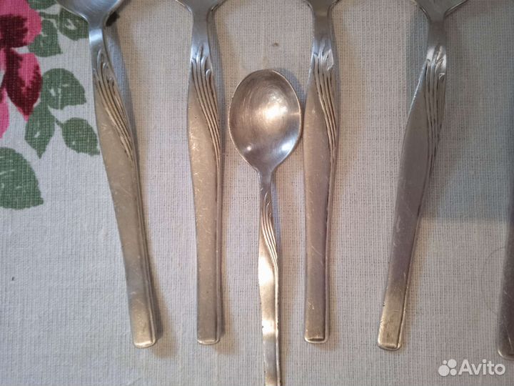 Мельхиоровые вилки ложки СССР