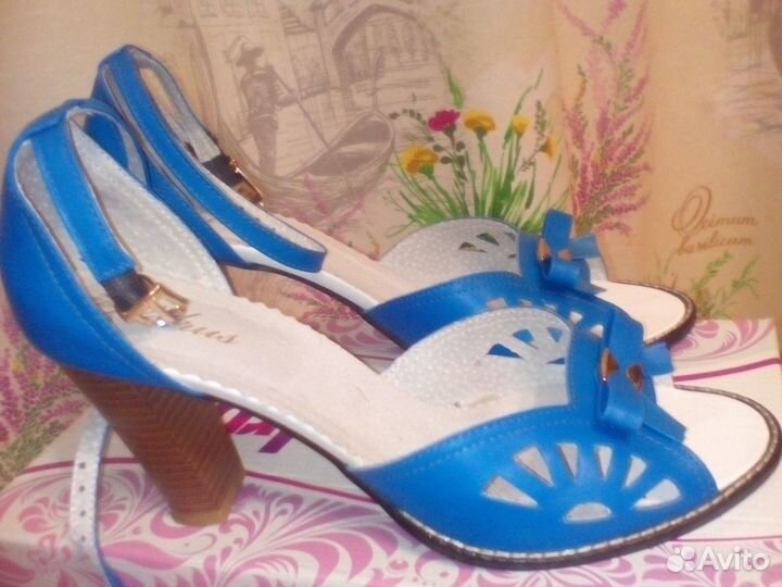 Босоножки женские натур.кожа