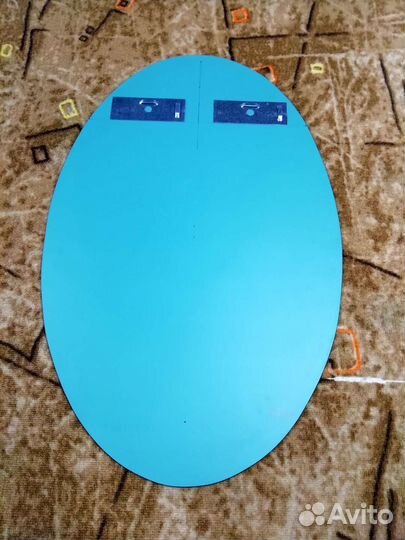 Зеркало клёвое овальное