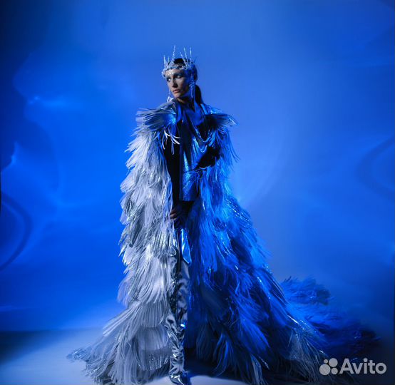 Накидка женская серебряная