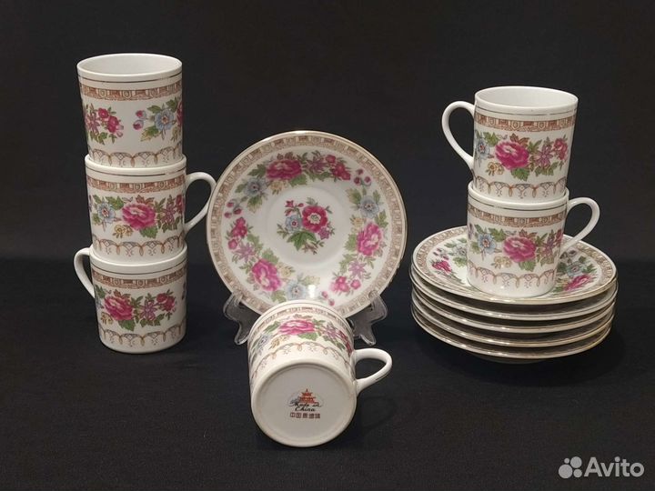 Антикварный кофейный сервиз, Китай