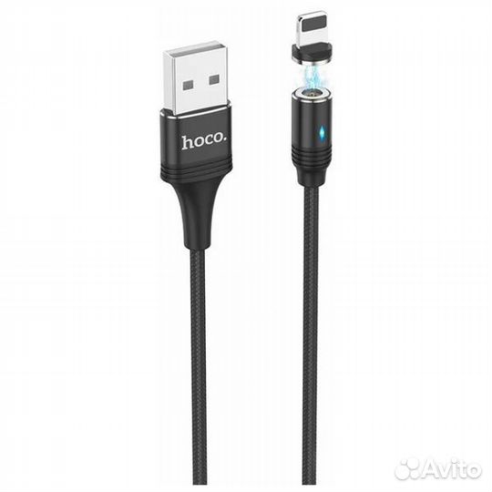 Кабель USB - 8 pin hoco U76, 1.2м, круглый, 2.4A