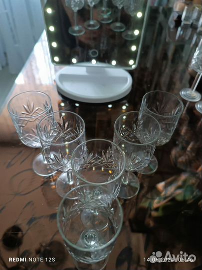Хрустальные рюмки СССР
