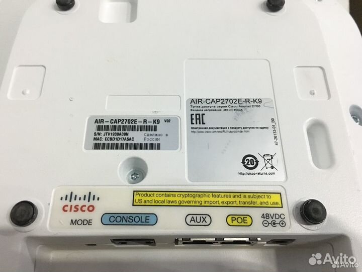 Точка доступа Cisco AIR-cap2702e-R-K9