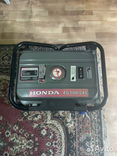 Бензиновый генератор honda EG 5500 CXS 2021 года