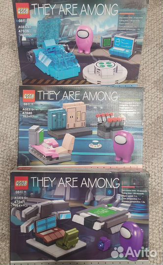 Конструктор лего амонг ас