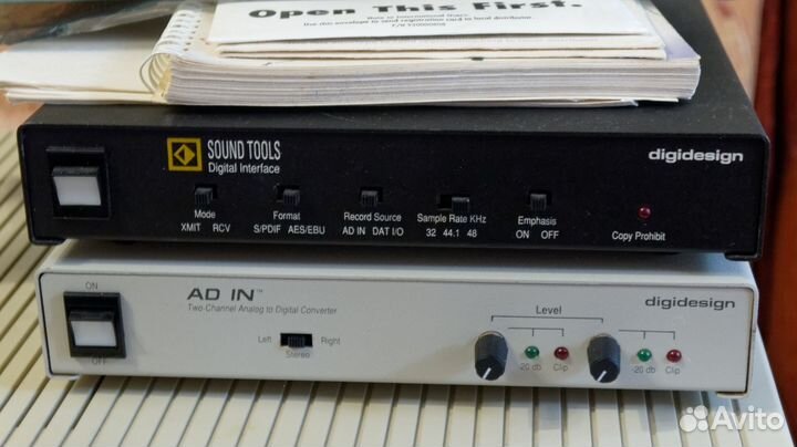 Digidesign Sound Tools Hard Disk Recording