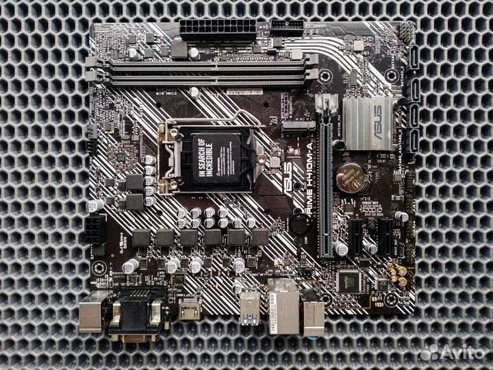 Материнская плата asus prime H410M-A s1200