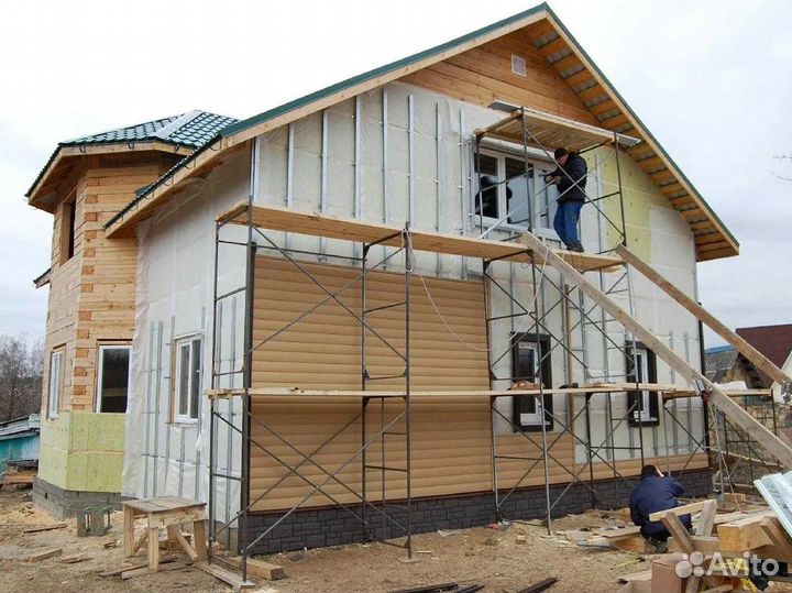 Обшивка домов сайдингом