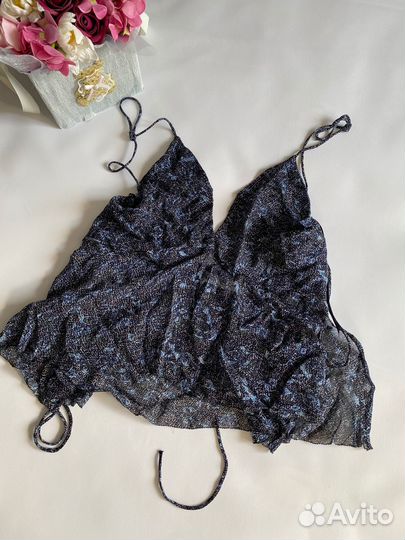 Zara топ оригинал вискоза