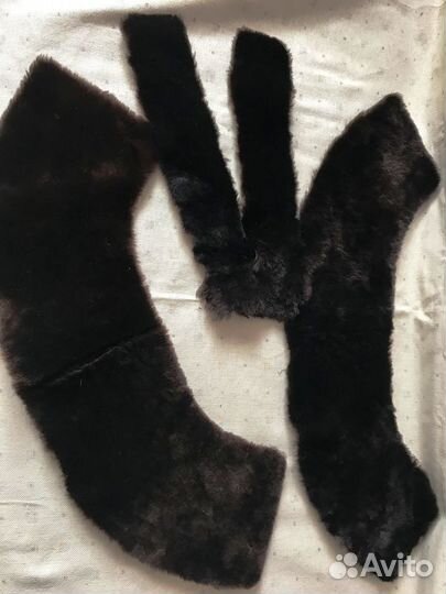 Меховые воротники из натурального меха